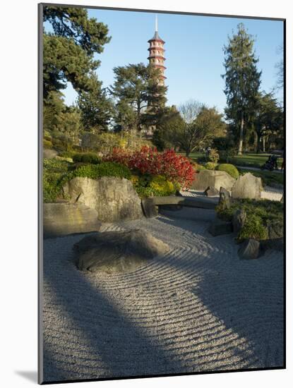 Kew Japanese Pagoda-Charles Bowman-Mounted Photographic Print