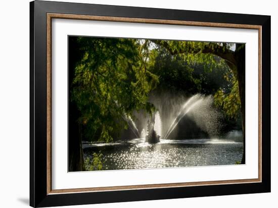 Kew Lake 1-Charles Bowman-Framed Photographic Print