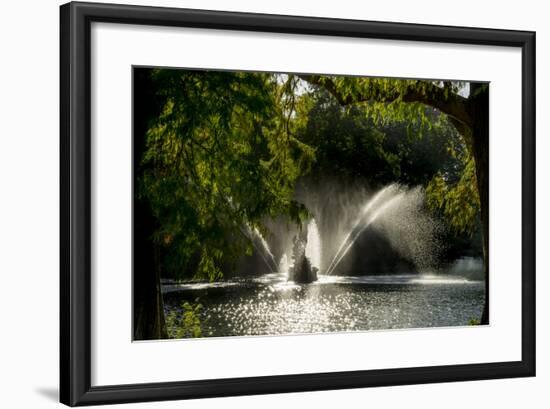 Kew Lake 1-Charles Bowman-Framed Photographic Print