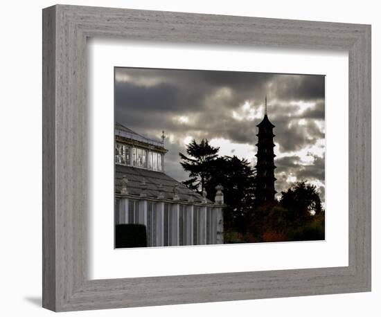 Kew Pagoda Sky-Charles Bowman-Framed Photographic Print