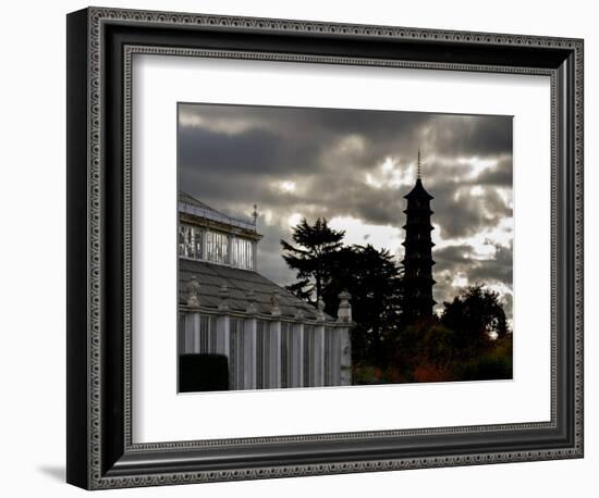 Kew Pagoda Sky-Charles Bowman-Framed Photographic Print