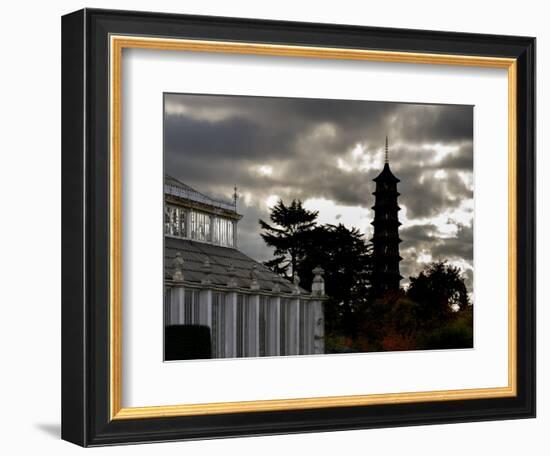 Kew Pagoda Sky-Charles Bowman-Framed Photographic Print