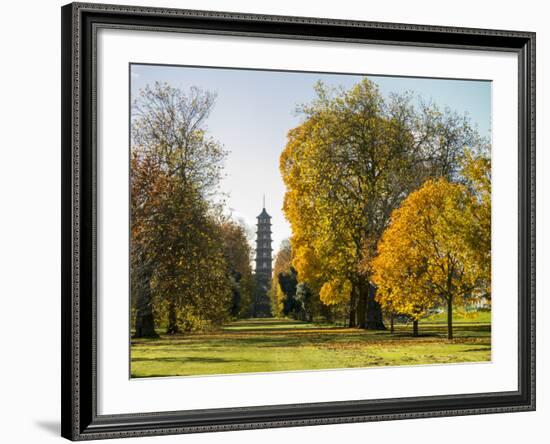 Kew Pagoda Vista-Charles Bowman-Framed Photographic Print