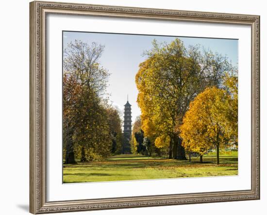 Kew Pagoda Vista-Charles Bowman-Framed Photographic Print