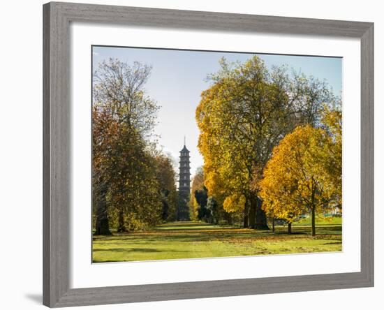 Kew Pagoda Vista-Charles Bowman-Framed Photographic Print