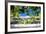 Kew West Cottages - In the Style of Oil Painting-Philippe Hugonnard-Framed Giclee Print