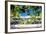 Kew West Cottages - In the Style of Oil Painting-Philippe Hugonnard-Framed Giclee Print