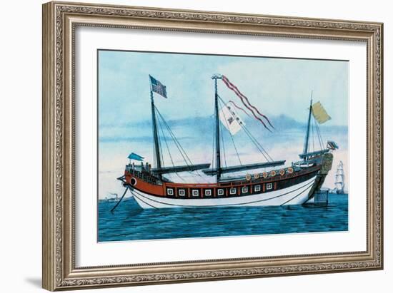 Kexing-Currier & Ives-Framed Art Print