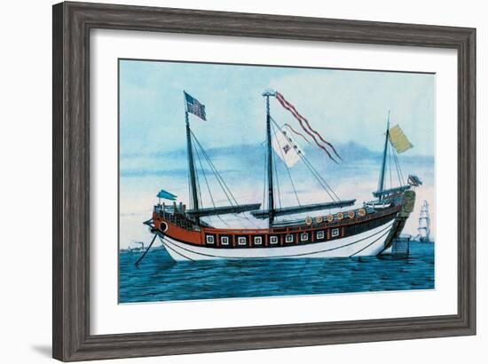 Kexing-Currier & Ives-Framed Art Print