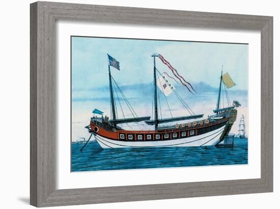 Kexing-Currier & Ives-Framed Art Print