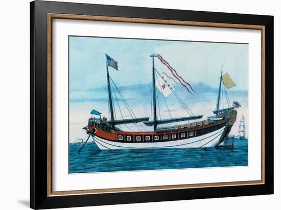 Kexing-Currier & Ives-Framed Art Print