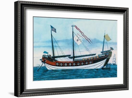 Kexing-Currier & Ives-Framed Art Print