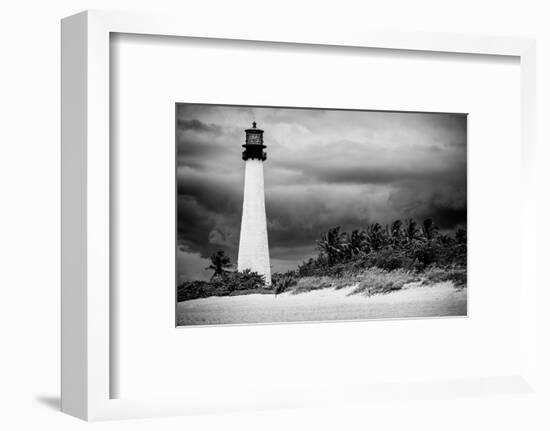 Key Biscayne Light House during a Tropical Storm - Miami - Florida-Philippe Hugonnard-Framed Photographic Print