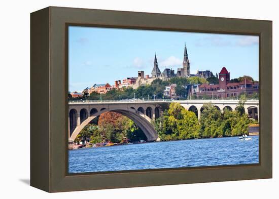 Key Bridge Washington Dc Potomac River-BILLPERRY-Framed Premier Image Canvas