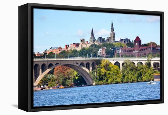 Key Bridge Washington Dc Potomac River-BILLPERRY-Framed Premier Image Canvas