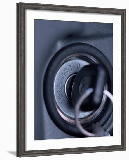 Key in Ignition-null-Framed Photographic Print