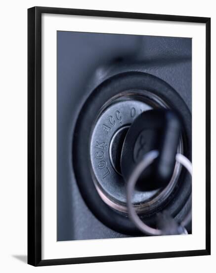 Key in Ignition-null-Framed Photographic Print