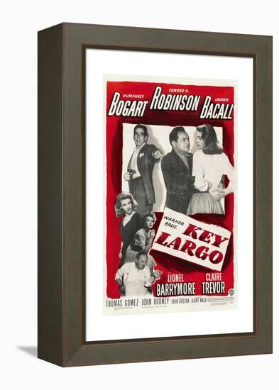 Key Largo, 1948, Directed by John Huston-null-Framed Premier Image Canvas