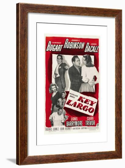 Key Largo, 1948, Directed by John Huston-null-Framed Giclee Print