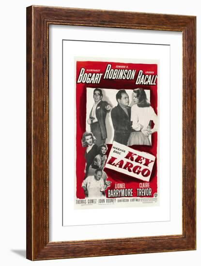 Key Largo, 1948, Directed by John Huston-null-Framed Giclee Print