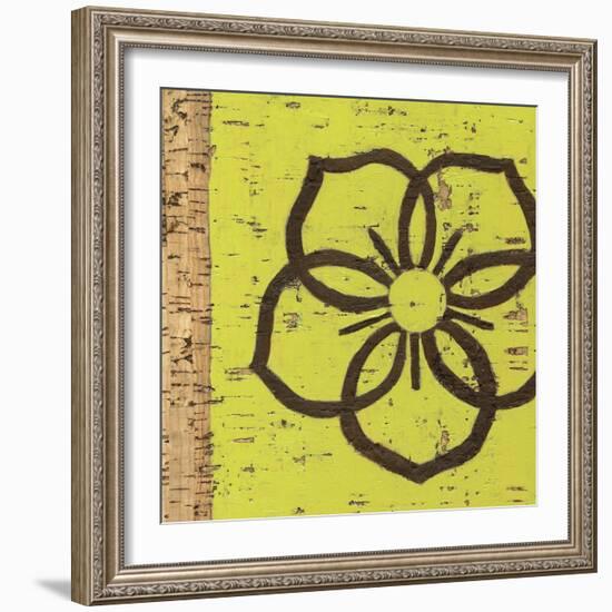 Key Lime Rosette I-Chariklia Zarris-Framed Art Print