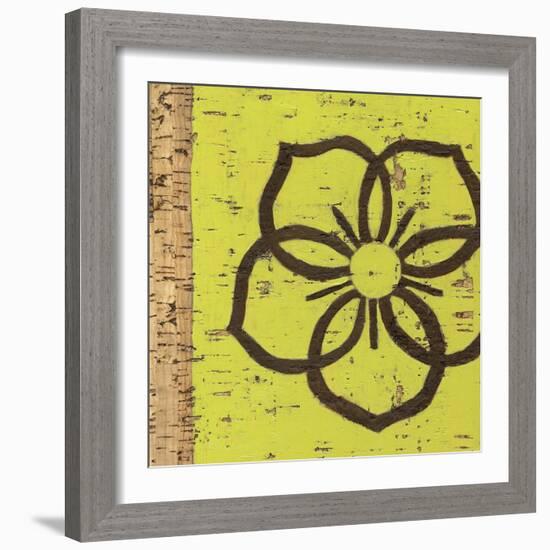 Key Lime Rosette I-Chariklia Zarris-Framed Art Print