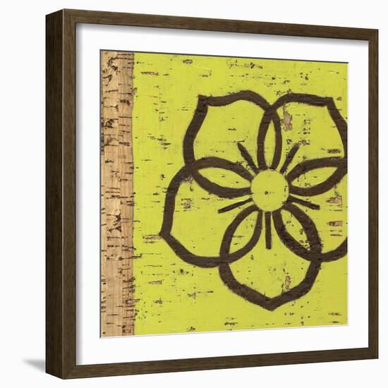 Key Lime Rosette I-Chariklia Zarris-Framed Art Print