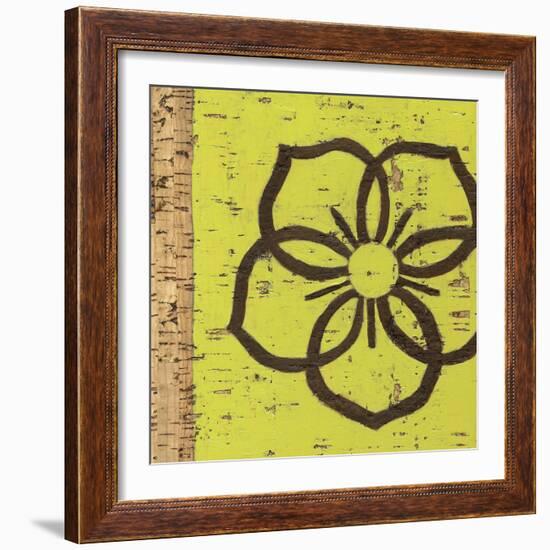 Key Lime Rosette I-Chariklia Zarris-Framed Art Print