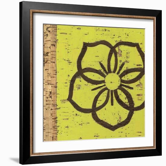 Key Lime Rosette I-Chariklia Zarris-Framed Art Print