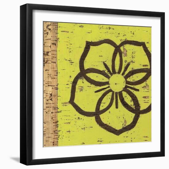 Key Lime Rosette I-Chariklia Zarris-Framed Art Print