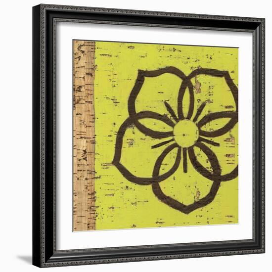 Key Lime Rosette I-Chariklia Zarris-Framed Art Print