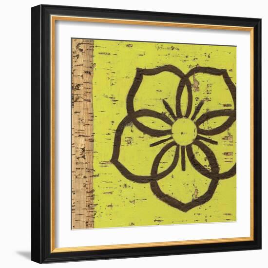 Key Lime Rosette I-Chariklia Zarris-Framed Art Print