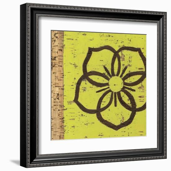 Key Lime Rosette I-Chariklia Zarris-Framed Art Print