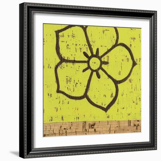 Key Lime Rosette IV-Chariklia Zarris-Framed Art Print