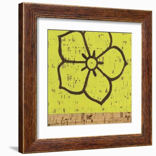 Key Lime Rosette IV-Chariklia Zarris-Framed Art Print