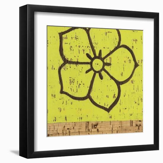 Key Lime Rosette IV-Chariklia Zarris-Framed Art Print