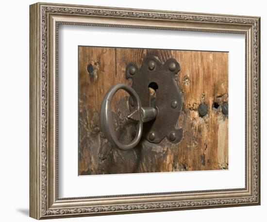 Key Lock, Vogo Stave Church, Vagamo, Norway-Russell Young-Framed Photographic Print