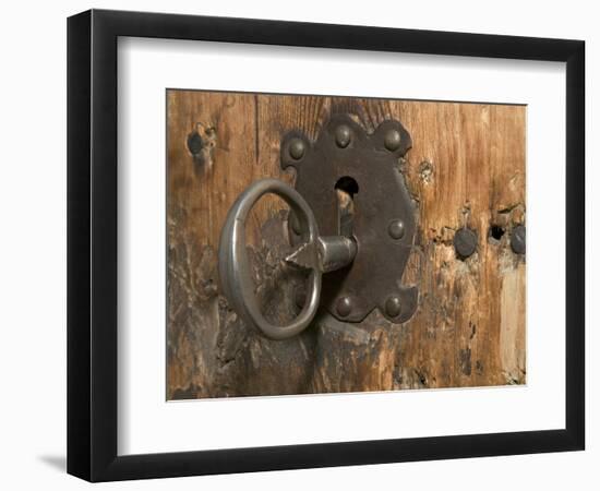 Key Lock, Vogo Stave Church, Vagamo, Norway-Russell Young-Framed Photographic Print