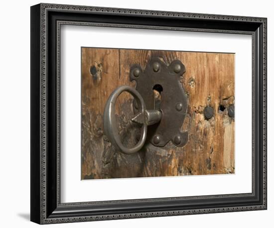 Key Lock, Vogo Stave Church, Vagamo, Norway-Russell Young-Framed Photographic Print