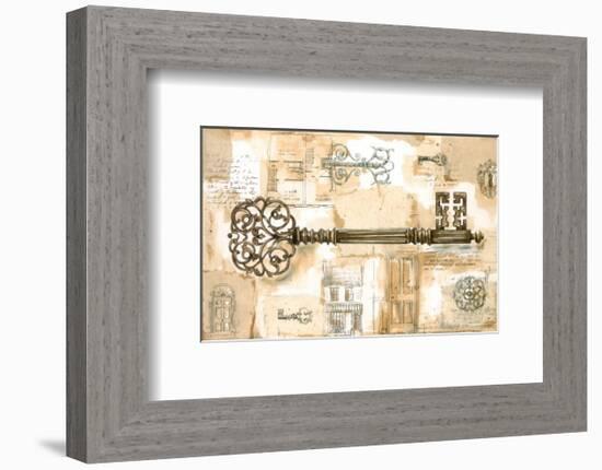 Key to the City-Jane Claire-Framed Art Print