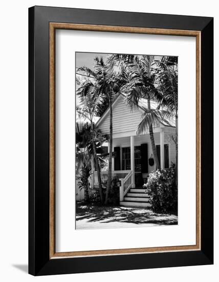 Key West Architecture - Heritage Structures in Old Town Key West - Florida-Philippe Hugonnard-Framed Photographic Print