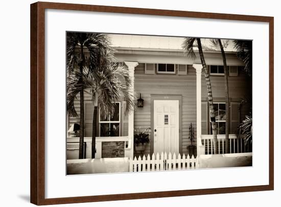 Key West Architecture - Heritage Structures in Old Town Key West - Florida-Philippe Hugonnard-Framed Photographic Print