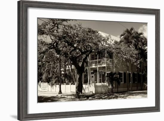 Key West Architecture - Heritage Structures in Old Town Key West - Florida-Philippe Hugonnard-Framed Photographic Print