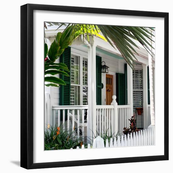 Key West Architecture - Heritage Structures in Old Town Key West - Florida-Philippe Hugonnard-Framed Photographic Print