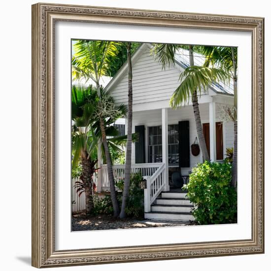 Key West Architecture - Heritage Structures in Old Town Key West - Florida-Philippe Hugonnard-Framed Photographic Print