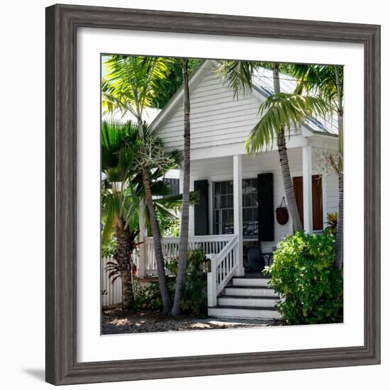 Key West Architecture - Heritage Structures in Old Town Key West - Florida-Philippe Hugonnard-Framed Photographic Print