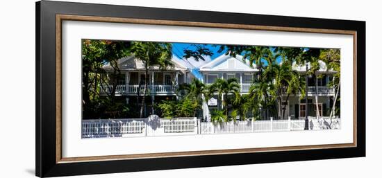 Key West Architecture - Heritage Structures in Old Town Key West - Florida-Philippe Hugonnard-Framed Photographic Print