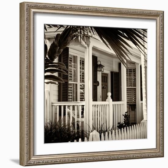 Key West Architecture - Heritage Structures in Old Town Key West - Florida-Philippe Hugonnard-Framed Photographic Print