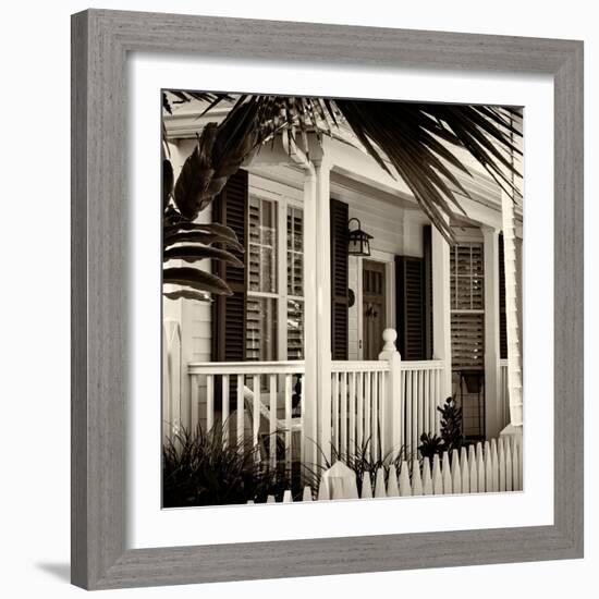 Key West Architecture - Heritage Structures in Old Town Key West - Florida-Philippe Hugonnard-Framed Photographic Print