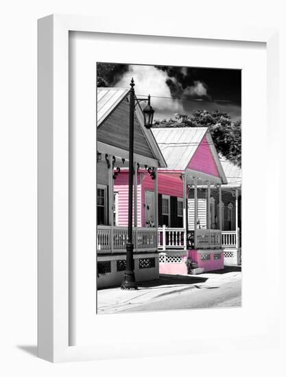 Key West Architecture - The Pink House - Florida-Philippe Hugonnard-Framed Photographic Print